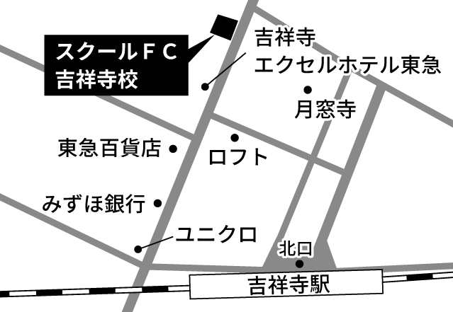 スクールFC吉祥寺校地図