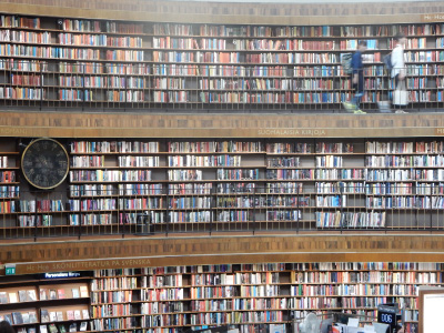 スウェーデン、ストックホルム市立図書館